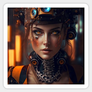 Steampunk Series, Hazel Sticker